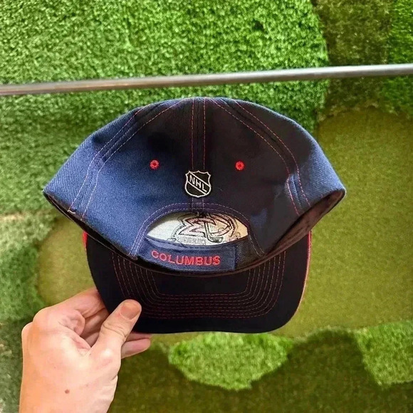 Vintage NHL NWT Columbus Blue Jackets Logo Hat - Picture 4 of 6